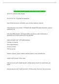 OCFA Exam Question and Answers
