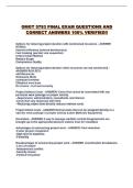 OMGT 5783 FINAL EXAM QUESTIONS AND CORRECT ANSWERS 100&percnt; VERIFIED&excl;&excl;