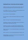 Marketing 301 Exam 1 Study Guide and Practice Questions