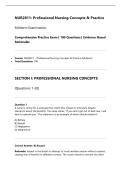 NUR2811 Professional Nursing Concepts & Practice Midterm Study Guide&colon; 100 Questions & Rationales