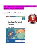 Test Bank for Medical-Surgical Nursing&comma; 8th Edition by Adrianne Dill Linton &vert; Complete Verified Chapters 1-63 &vert; Questions & Answers with NCLEX&reg;-Style  &vert; LPN&sol;LVN & RN Fundamentals Prep 