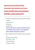 Massachusetts Sheet Metal Worker  Journeyman Exam Questions and Correct  Answers &lpar;Verified Answers&rpar; Plus Rationales  2026 Q&A &vert; Instant Download Pdf