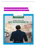 Test Bank for Essentials of Economics&comma; 9th Edition by N&period; Gregory Mankiw &vert; Complete Chapters 1-24 &vert; Verified Questions & Answers  &vert; Microeconomics & Macroeconomics Prep