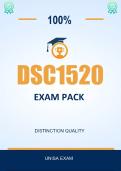 DSC1520 EXAM PACK 2026
