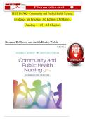 Community Public Health Nursing Test Bank 3rd Edition &ndash; DeMarco & Walsh Complete Questions & Verified Answers &lpar;Evidence for Practice&rpar;