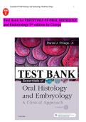 Test Bank for Essentials of Oral Histology and Embryology&colon; A Clinical Approach&comma; 5th Edition by Daniel J&period; Chiego Jr&period; &vert; Chapters 1-16 &vert; Verified Questions & Answers  &vert; Dental Anatomy&comma; Tooth Development & NBDHE Exam Prep 