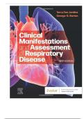 Test Bank for Clinical Manifestations and Assessment of Respiratory Disease&comma; 9th Edition by Des Jardins &ndash; Complete Chapters Questions & Verified Answers