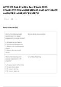 MTTC PE 044 Practice Test EXAM 2026 COMPLETE EXAM QUESTIONS AND ACCURATE ANSWERS &vert;ALREADY PASSED&excl;&excl;