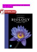 Test Bank for Campbell Biology&comma; 12th Edition by Lisa A&period; Urry&comma; Michael L&period; Cain&comma; Steven A&period; Wasserman&comma; Peter V&period; Minorsky & Rebecca B&period; Orr &vert; Complete All Chapters &lpar;1-56&rpar; &vert; Verified Questions & Answers  &vert; AP Biology & Pre-Med Exam Prep