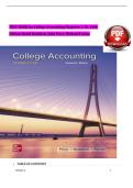 Test Bank for College Accounting&colon; A Practical Approach&comma; 16th Edition by David Haddock&comma; John Price & Michael Farina  &vert; Chapters 1-30 &vert; Questions & Answers with Step-by-Step Solutions &vert; Introductory Accounting & Bookkeeping Prep