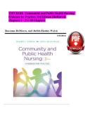 Test Bank for Community and Public Health Nursing&colon; Evidence for Practice&comma; 3rd Edition by Rosanna F&period; DeMarco & Judith Healey-Walsh &vert; Complete Chapters 1-25 &vert; Questions & Answers with NCLEX&reg;-Style Rationales &vert; Population Health&comma; Epidemiology & CHPN Exam Pre