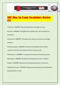 NRF Rise Up Exam Vocabulary Review &lpar;2&rpar;