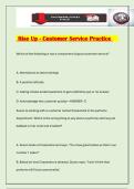 Rise Up - Customer Service Practice