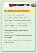 Rise Up Retail Fundamentals Exam