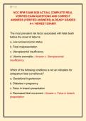 NCC EFM EXAM 2026 ACTUAL COMPLETE REAL  VERIFIED EXAM QUESTIONS AND CORRECT  ANSWERS &lpar;VERIFIED ANSWERS&rpar; ALREADY GRADED  A&plus; &sol; NEWEST EXAM&excl;&excl;&excl;