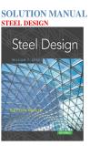 Solution Manual for Steel Design by William T&period; Segui &vert; 6th Edition&vert; 9781337094740&vert; All Chapters 1-10&vert; LATEST 2026
