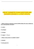AAB MT Chemistry Exam Study Guide &vert; Medical Technologist Chemistry Practice Questions & Answers