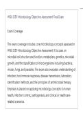 WGU D311 Microbiology Objective Assessment Final ACTUAL EXAM LATEST UPDATE THIS YEAR QUESTIONS AN DETAILED ANSWERS&lowbar;compressed