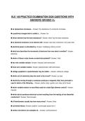 ELE 146 PRACTICE EXAMINATION 2026 QUESTIONS WITH ANSWERS GRADED A&plus;