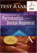 Foundations of Periodontics for the Dental Hygienist&comma; 6th Edition &ndash; Complete Test Bank &lpar;First and Second Half&rpar; &vert; Gehrig & Shin &vert; Parts 1-8&colon; Assessment&comma; Planning&comma; Implementation&comma; Surgery&comma; Maintenance&comma; Cases &vert; Chapters 1-38 &vert;Qns with Detailed rationales