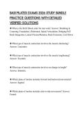 BASI PILATES EXAMS 2026 STUDY BUNDLE PRACTICE QUESTIONS WITH DETAILED VERIFIED SOLUTIONS