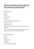 BASI PILATES WRITTEN EXAM 2026 PRACTICE TEST WITH STEP BY STEP SOLUTIONS