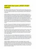 AHIP 2024 Final Exam Study Guide &vert; Medicare Advantage & Part D Certification Practice Questions