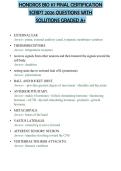HONDROS BIO 117 FINAL CERTIFICATION SCRIPT 2026 QUESTIONS WITH SOLUTIONS GRADED A&plus;