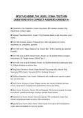 INTUIT ACADEMY BOOKKEEPING PROFESSIONAL CERTIFICATE&colon; BOOKKEEPING BASICS ACTUAL EXAM PAPER 2026 QUESTIONS WITH ANSWERS GRADED A&plus;