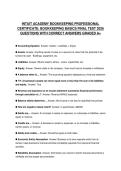 INTUIT ACADEMY TAX LEVEL 1 PRACTICE EXAMINATION 2026 QUESTIONS WITH ANSWERS GRADED A&plus;