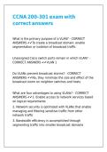 CCNA 200-301 exam with correct answers&comma;