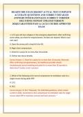 HEARTCODE EXAM 2026&sol;2027 ACTUAL TEST COMPLETE ACCURATE QUESTIONS AND CORRECT DETAILED ANSWERS WITH RATIONALES &lpar;CORRECT VERIFIED SOLUTIONS&rpar; NEWEST UPDATED VERSION 2026&vert;GUARANTEED PASS A&plus; &vert;ACLS COURSE APPROVED EXAM