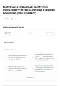 BMGT Exam 2 &vert; 2026 EXAM QUESTIONS &vert;FREQUENTLY TESTED QUESTIONS &vert;&vert;VERIFIED SOLUTIONS &lpar;100&percnt; CORRECT&rpar;