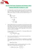 EEE 241 Final Exam&vert; Questions and Answers Latest Updated 2026&sol;2027 &lpar;Graded A&plus;&rpar;- ASU