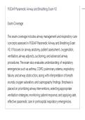 Paramedic FISDAP Airway ExamACTUAL EXAM LATEST UPDATE THIS YEAR QUESTIONS AN DETAILED ANSWERS&lowbar;compressed