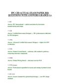 IPC CID CERTIFICATION SCRIPT 2026 QUESTIONS WITH SOLUTIONS GRADED A&plus;