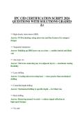 IPC CID ACTUAL EXAM PAPER 2026 QUESTIONS WITH ANSWERS GRADED A&plus;