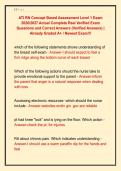 ATI RN Concept Based Assessment Level 1 Exam  2026&sol;2027 Actual Complete Real Verified Exam  Questions and Correct Answers &lpar;Verified Answers&rpar; &vert;  Already Graded A&plus; &sol; Newest Exam&excl;&excl;&excl; 
