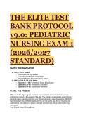 2026&sol;2027 Pediatric Nursing Exam 1 Test Bank &vert; NGN Standards & Maternity and Pediatric Nursing &lpar;Wolters Kluwer&rpar;