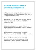 NY state esthetics exam 1 questions with answers