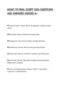 MGMT 311 FINAL SCRIPT 2026 QUESTIONS AND ANSWERS GRADED A&plus;