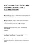 MGMT 311 COMPREHENSIVE STUDY GUIDE 2026 QUESTIONS WITH CORRECT SOLUTIONS GRADED A&plus;