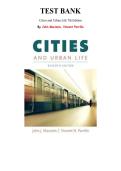 Test Bank for Cities and Urban Life 7th Edition by John Macionis&comma; Vincent Parrillo&comma; Chapter 1-14 &vert; All Chapters