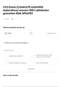 CFO EXAM &lpar;COMPLETE ANSWERS elaborations&rpar; answers 100&percnt; satisfaction guarantee 2026 UPDATE&excl;&excl;