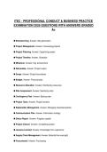 ITEC - PROFESSIONAL CONDUCT & BUSINESS FINAL TEST 2026 QUESTIONS WITH CORRECT ANSWERS GRADED A&plus;