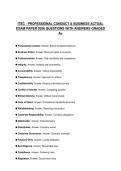 ITEC - PROFESSIONAL CONDUCT & BUSINESS COMPREHENSIVE STUDY GUIDE 2026 FULL QUESTIONS AND SOLUTIONS GRADED A&plus;