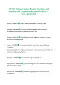 NU 327 Pathophysiology Exam 6 Questions and Answers with Complete Solutions &lpar;Graded A&plus;&rpar; &vert; New Update 2026