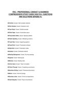 ITEC - PROFESSIONAL CONDUCT & BUSINESS CERTIFICATION SCRIPT 2026 QUESTIONS WITH SOLUTIONS GRADED A&plus;