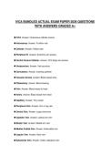 IVCA BUNDLED ACTUAL EXAM PAPER 2026 QUESTIONS WITH ANSWERS GRADED A&plus;