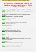 NSG 322 Final Exam Review Verified and  Updated Questions and Answers &lpar;100&percnt;  Correct Answers&rpar;